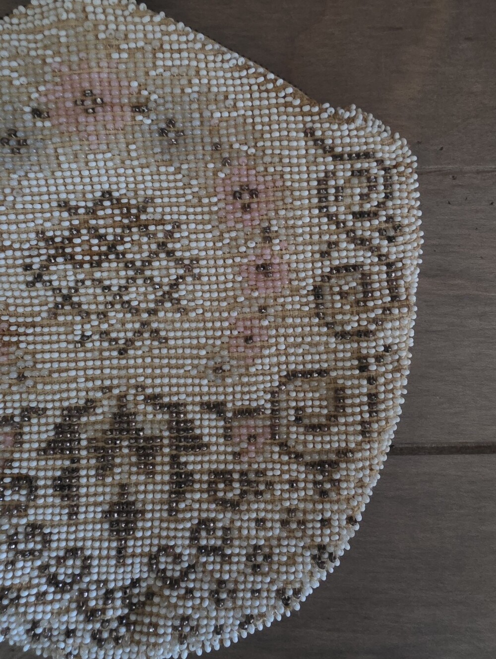 Vintage 1930s Czech Glass Seed Beaded Bag - Picture 11 of 16